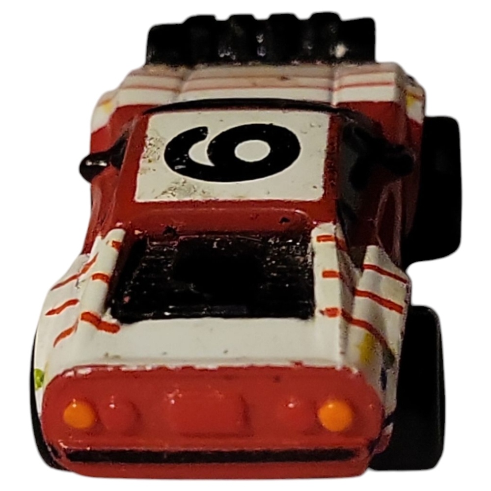 1 Vtg 87 Galoob Micro Machines Ferrari 308 Red with White Stripe